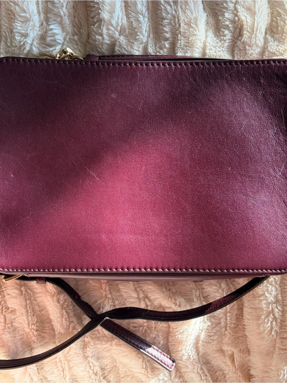 Michael Kors Pink Purple Multi Leather Patchwork Crossbody